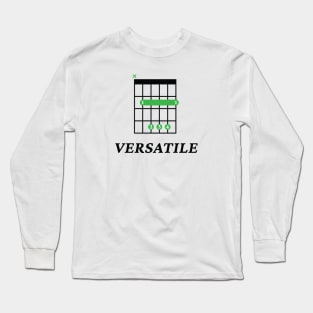 B Versatile B Guitar Chord Tab Light Theme Long Sleeve T-Shirt